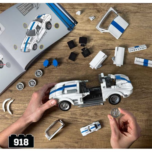 Mattel Brick Shop Hot Wheels Corvette Grand Sport  Byggest (1:16, 918 dele)