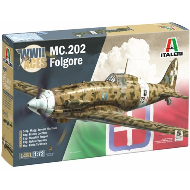 Italeri 1:72 MC.202 Folgore Aces - 1/72 Modelfly