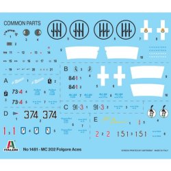 Italeri 1:72 MC.202 Folgore Aces - 1/72 modellflygplan