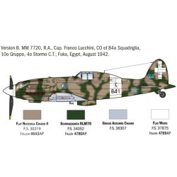 Italeri 1:72 MC.202 Folgore Aces - 1/72 modellflygplan