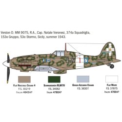 Italeri 1:72 MC.202 Folgore Aces - 1/72 modellflygplan