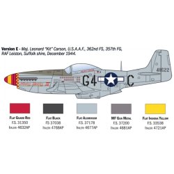 Italeri 1:72 P-51D Mustang Aces - 1/72 Modellflygplan