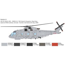 Italeri 1:72 AW-101 Merlin HM.1 - 1/72 Modelhelikopter