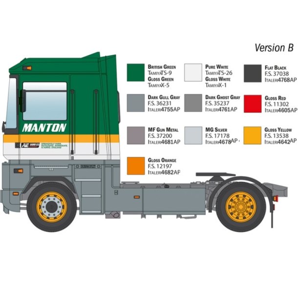Italeri 1:24 Renault AE500 Magnum - 1:24 Modelastbil
