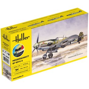 Heller STARTER KIT Messerschmitt Bf 109 K-4 i 1:72