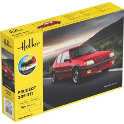 Heller Peugeot 205 GTI i 1:24 - kompletst