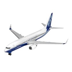Revell Set Boeing 737-800 - 1:288 - Med lim og maling