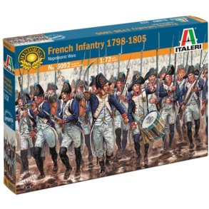 Italeri 1:72 Napoleonic Wars: French Inf. 1800-05 - 1/72 Modelsoldater