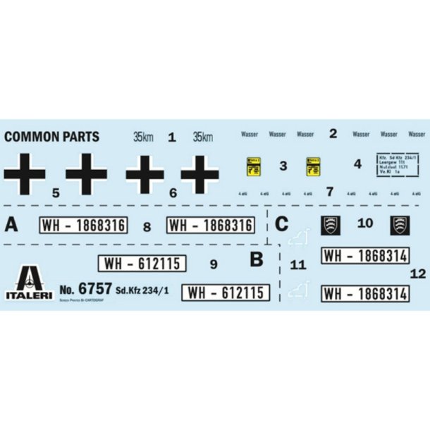 Italeri 1:35 Sd.Kfz 234/1 - 1/35 Modelkampvogn
