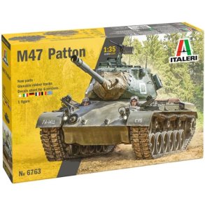 Italeri 1:35 M-47 Patton, 6 olika designer - 1/35 Modellstridsvagn