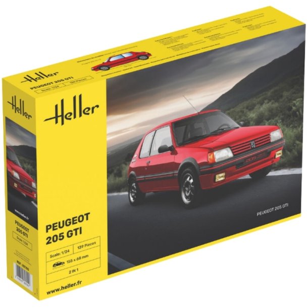 Heller Peugeot 205 GTI i 1:24