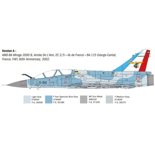 Italeri 1:72 Mirage 2000 B/D - 1/72 Modelfly