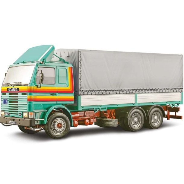 Italeri 1:24 Scania 142H 6x2 Canvas - 1/24 Modellastbil