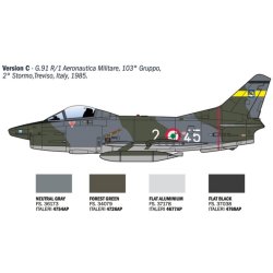 Italeri 1:48 FIAT G.91 R - 1/48 Modelkampfly