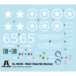 Italeri 1:35 Sherman M4A3 Wet - 1/35 Modellstridsvagn