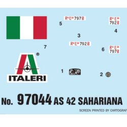 Italeri 1:72 AS 42 Sahariana - 1/72 Modelkampvogn