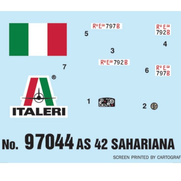 Italeri 1:72 AS 42 Sahariana - 1/72 Modelkampvogn