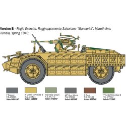 Italeri 1:72 AS 42 Sahariana - 1/72 Modelkampvogn
