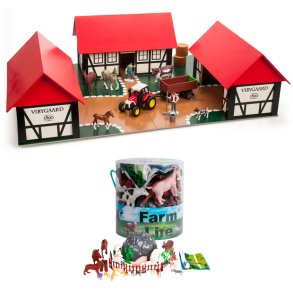 Bondegrd i tr Vibygrd med dyr - pakke tilbud