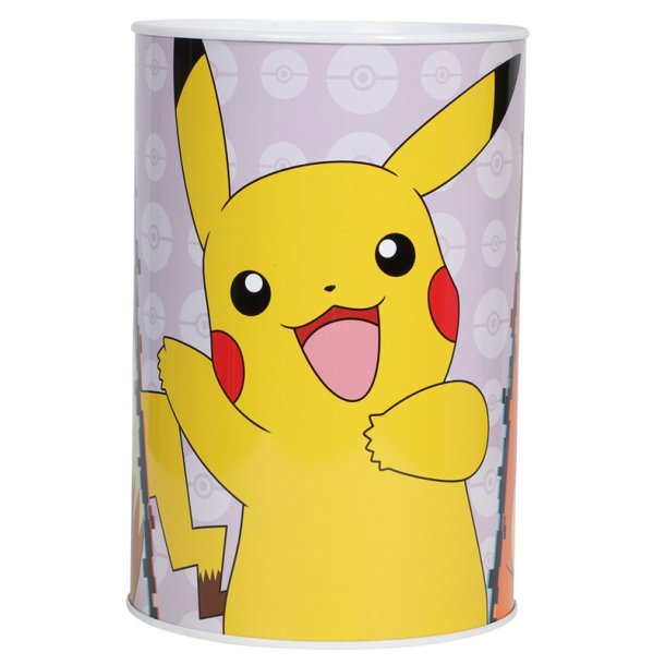 Spareb�sse i metal med Pok�mon