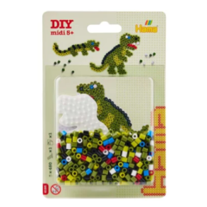 Hama midi blister lille dinosaur plade + perler
