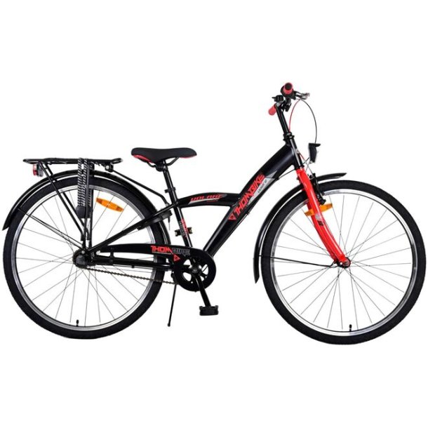 Volare Thombike 26&Prime; Juniorcykel &ndash; Sort/R�d - Shimano 3 gear