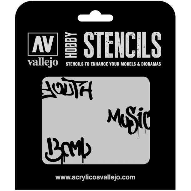Vallejo Stencil Street Art No. 1 (Lettering &amp; Signs)