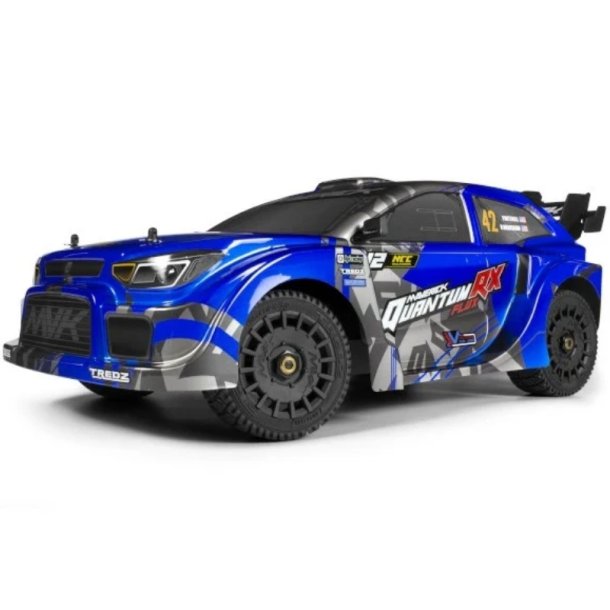 Maverick RC QuantumRX Flux 4S 1/8 4WD Rally Car (6075 km/t) - Blue