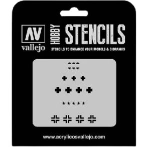 Vallejo Stencil Assorted German WWII Tank Markings (AFV Markings)