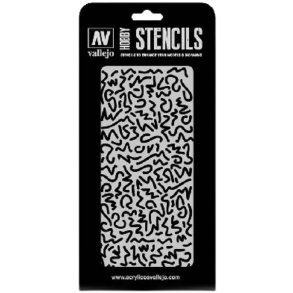 Vallejo Stencil Luftwaffe WWII Shingles Camo (Camouflages)