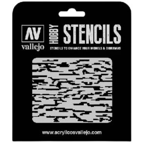 Vallejo Stencil Pixelated Modern Camo (Camouflages)