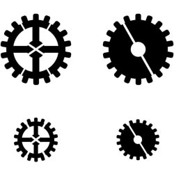 Vallejo Stencil Gear Markings (Sci-Fi &amp; Fantasy)