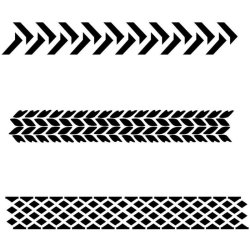 Vallejo Stencil Tyre Markings (Texture Effects)