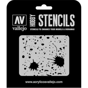 Vallejo Stencil Splash & Stains (Texture Effects)