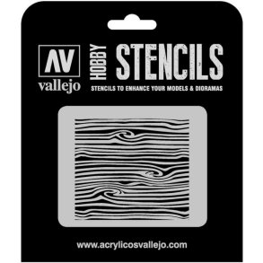 Vallejo Stencil Wood Texture No. 2 (Texture Effects)