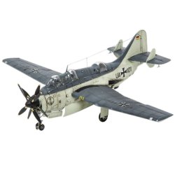 Revell Model Set Fairey Gannet AS.1/AS.4 - 1:72 Modelfly med lim og grundmaling