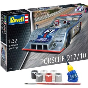 Revell Model Set Porsche 917/10 - 1:32 Modelbil med lim og grundmaling
