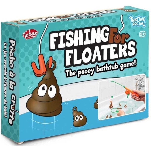 Fang de Flydende Poops - Fiskespil til badekar eller balje