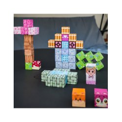 WOOPIE Magnetiske Byggeklodser 48 dele - Montessori 3D Bygges�t