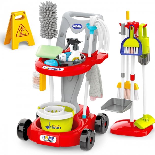 WOOPIE XXL Rengringsst 3-i-1 med Rullevogn  29 Dele (fra 3 r)