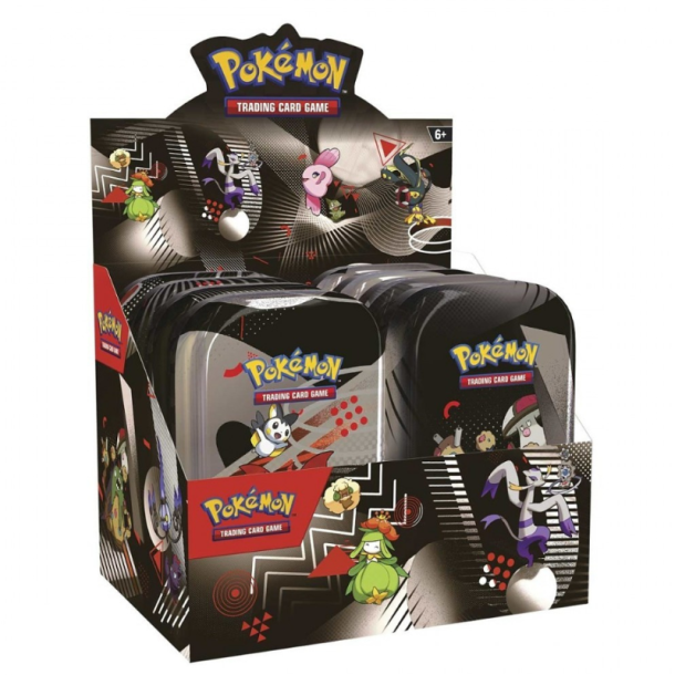 Pokmon TCG Unova Mini Tins Display x8 Black Bolt &amp; White Flare - Scarlet &amp; Violet 