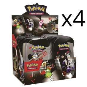 Pokmon TCG Unova Mini Tins Display x32 Black Bolt & White Flare - Scarlet & Violet 4 booster Sealed