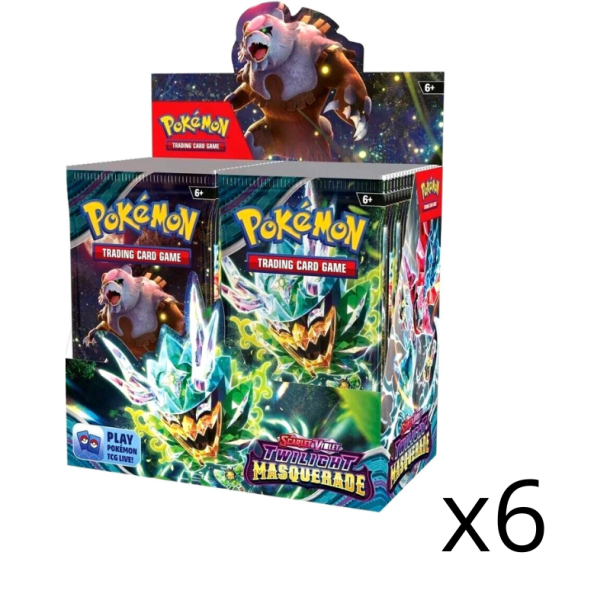 Pokmon Twilight Masquerade Sealed case. 6x display