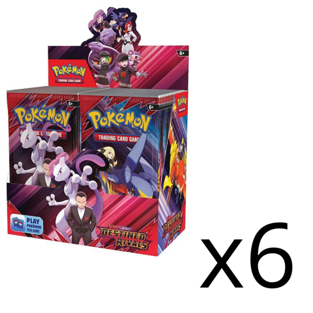 Pokemon Display (Booster Box) SV10 - Scarlet &amp; Violet: Destined Rivals - 36 Boosters x 6 Sealed