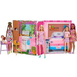 Barbie Getaway House  Foldbart dukkehus med dukke