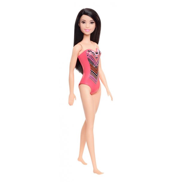 Barbie i rød badedragt