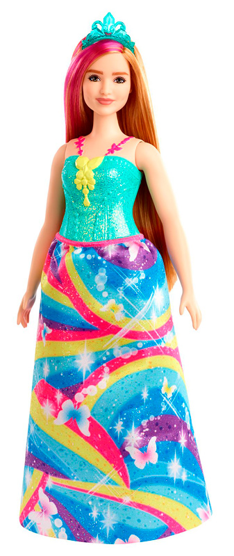 afslappet ikke Markeret Barbie Dreamtopia med turkis top - Barbie dukker - BilligLeg