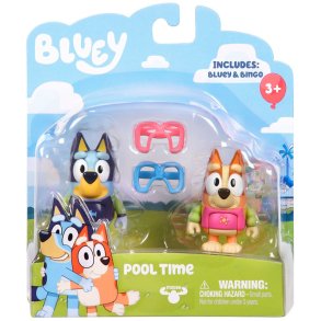 Bluey figur pack - pool lektion