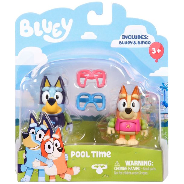 Bluey figurpakke - pooltime