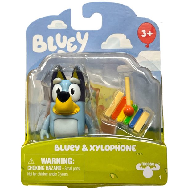 Bluey figurpaket - Bluey och xylofon